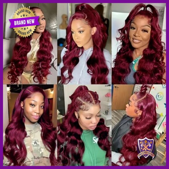 360 Lace Front Human Hair Wig Body Wave 28 Inch Glueless Pre Plucked main image 6